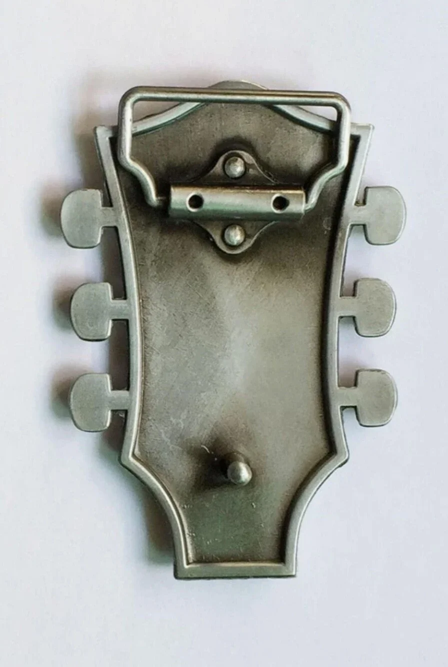 Guitar Head Musicians belt buckle See All 5 Colors